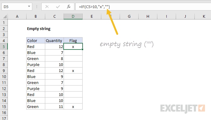 Excel To String Formula